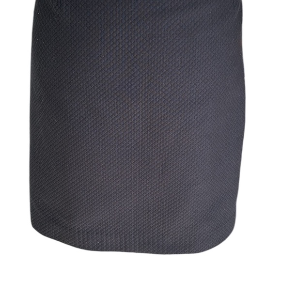 J. McLaughlin Black Textured Cotton Blend Gold Button Pocket Skirt - 10 - Picture 9 of 12